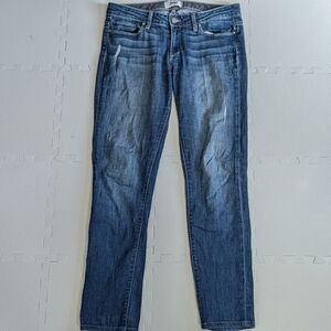 Paige Jeans Women 27 Blue Medium Wash Jimmy Jimmy Skinny